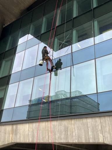 trabajos con alpinistas